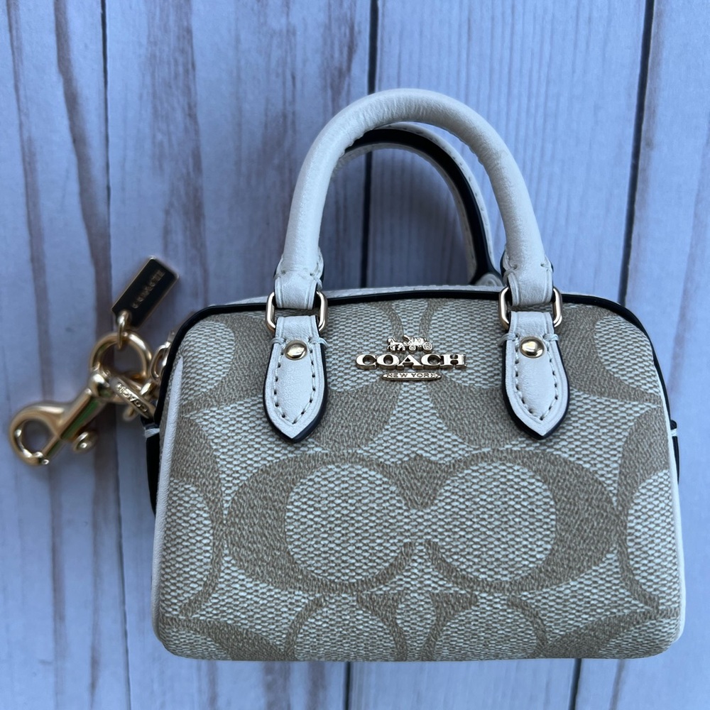 [SOLD] COACH Mini Rowan Bag Charm